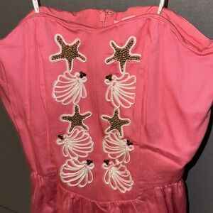 Lilly Pulitzer Pink Shell Beaded Dress